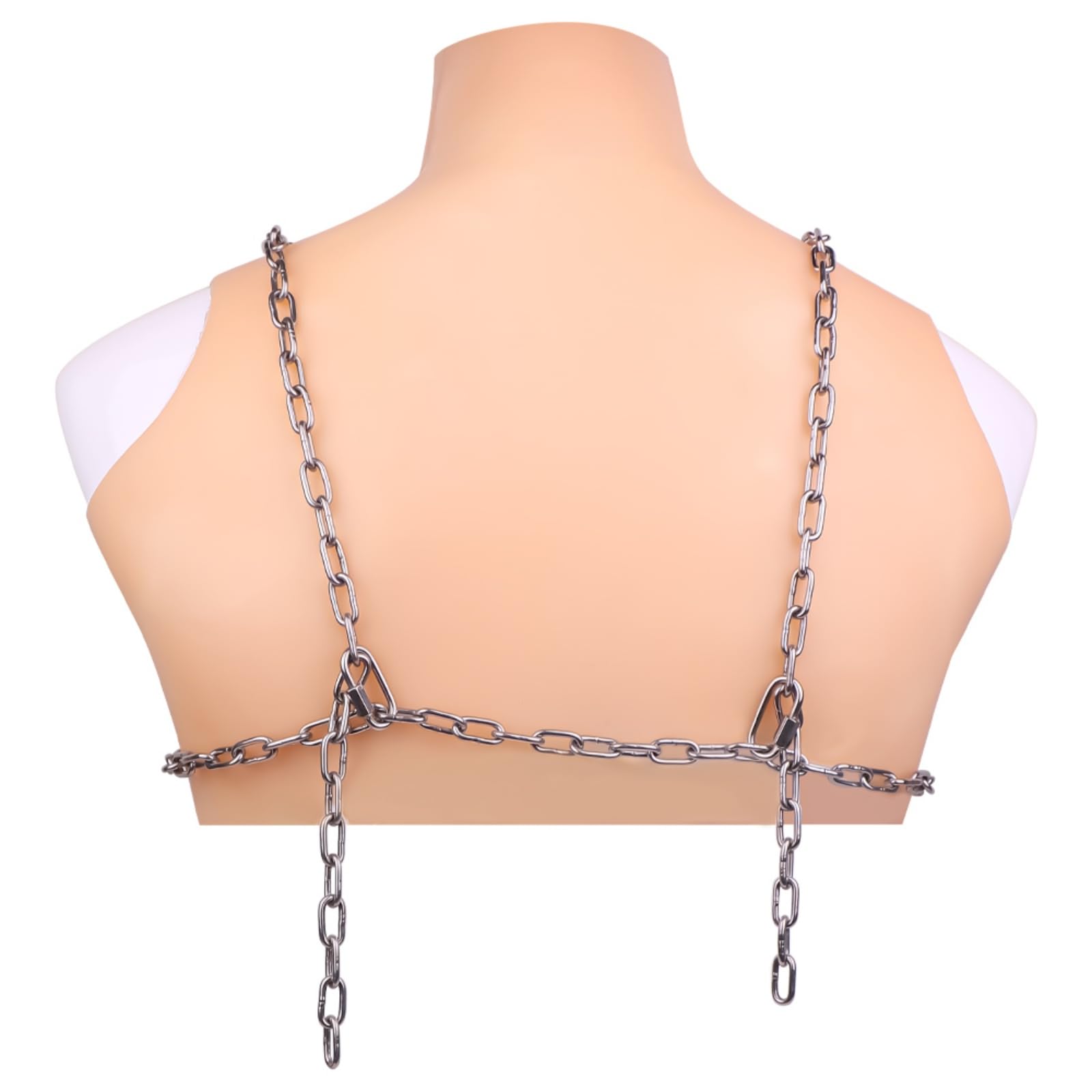 BDSM Bondage Set Sex Nippelklemmen Edelstahl Nipple Clamps Brust Stimulation Verstellbare Brustwarzenklemmen Folter Fesseln Sex Toys Fetisch SM Sexspielzeug für Frauen Männer,Silber