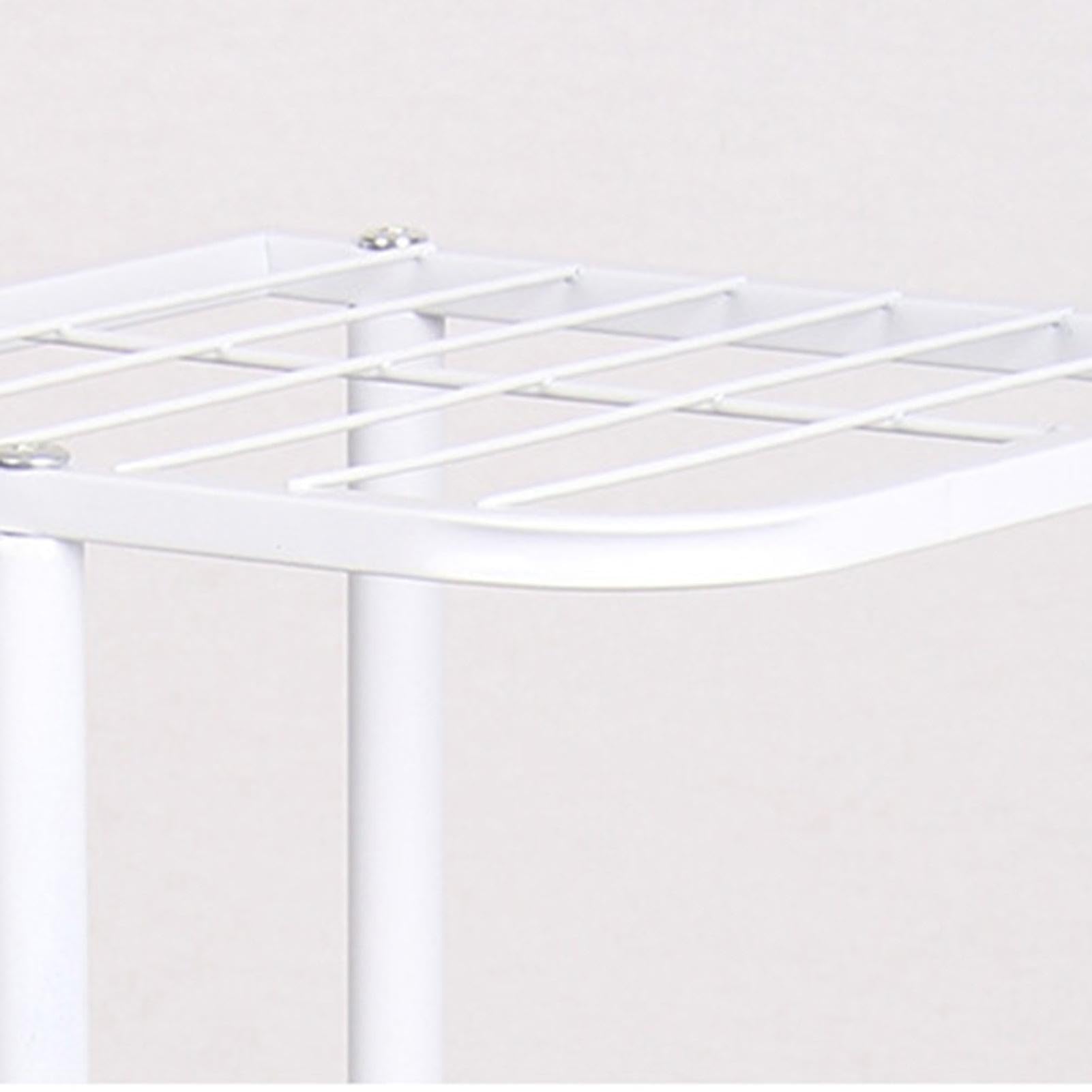 Supporto Portavasi Da Esterno Scaffale Portafioriere In Metallo A 4 Ripiani | Portafiori In Metallo Per Interni, Esterni, Giardino, Patio, Balcone, , Angolo Del Soggiorno