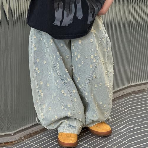 Boys Casual Denim Pants Comfortable Elastic Waist Straight Leg Jeans for Kids Ideal for Everyday Wear Outdoor2