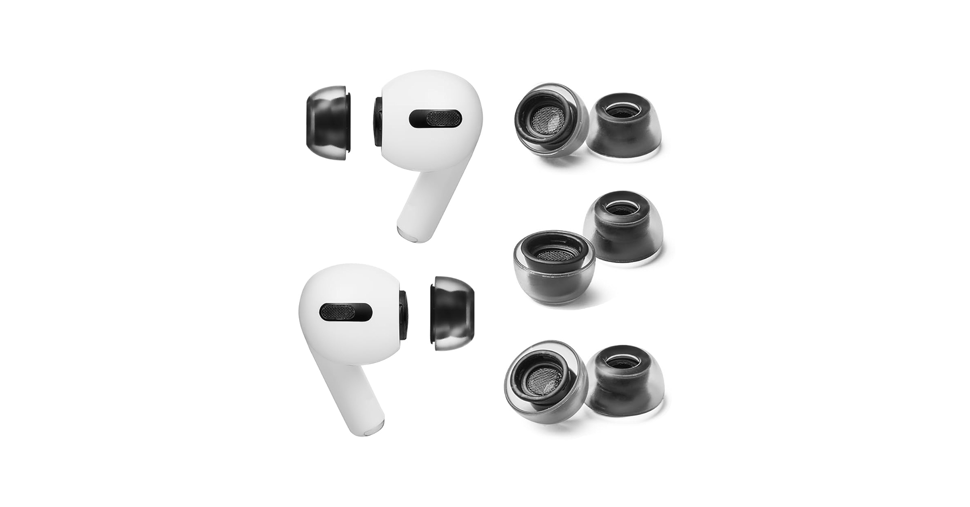 AirPods Pro 2 本体 + AZLA SednaEarfit Amazon.com: AZLA MAX for Airpods Pro 1st & 2nd Gen (M
