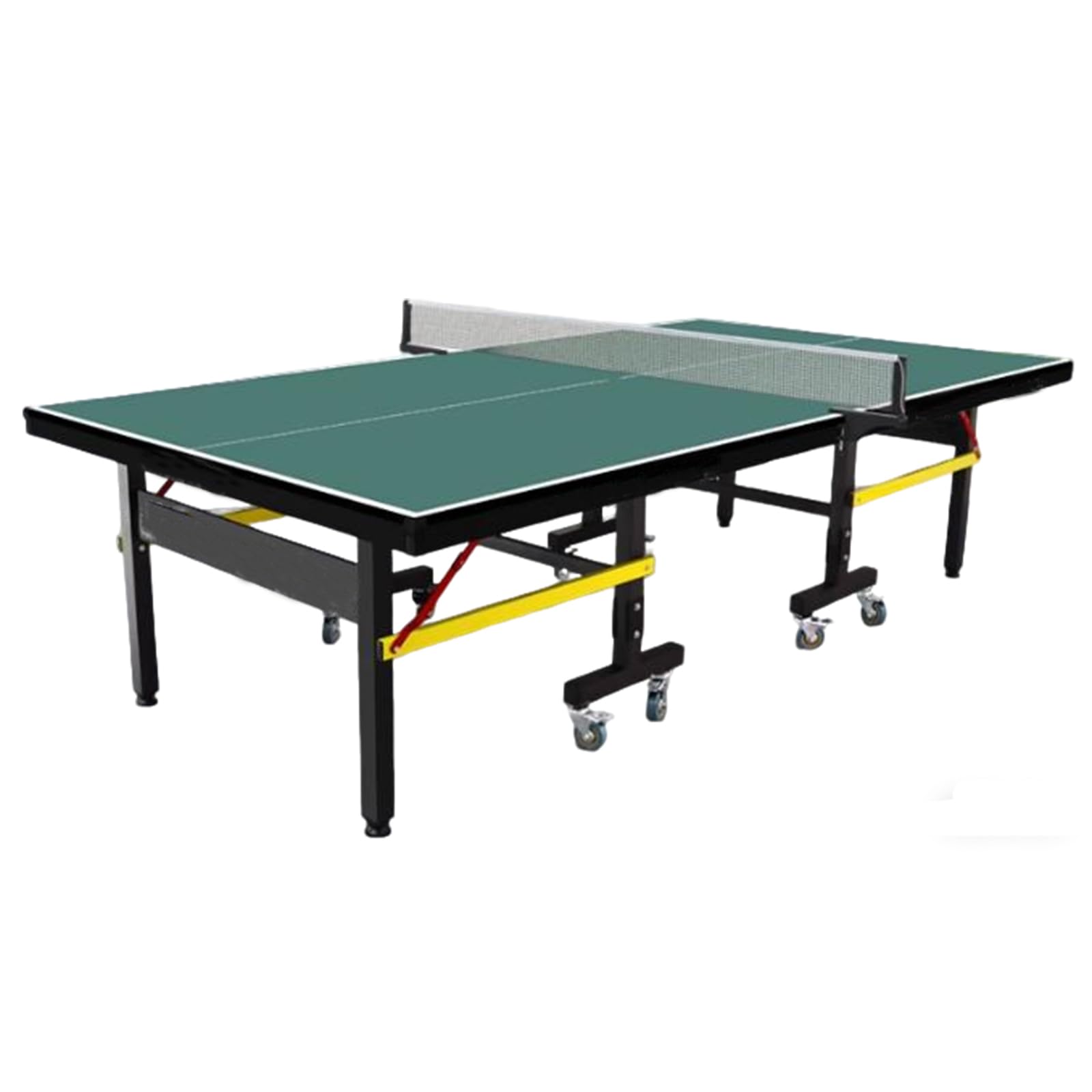 Tavolo da ping pong per interni, tavolo da tennis da tavolo per casa, tavolo da tennis da tavolo standard pieghevole per interni, tavolo soldato, tavolo mobile con custodia