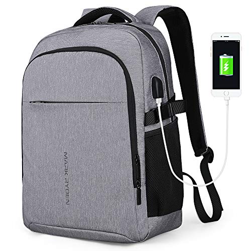 Preisvergleich Produktbild Mark Ryden 2019 Neue professionelle Business-Rucksack für Männer multifunktionale Wasserabweisende Passform 15,6 Zoll Laptop-Tasche Mann mit USB-Aufladung für Schule Reisetasche