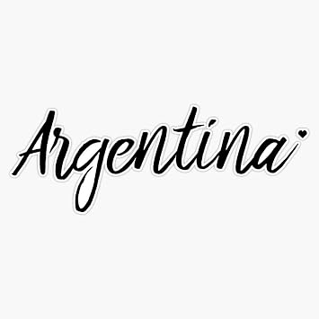 Argentina Decal Vinyl Bumper Sticker 5"