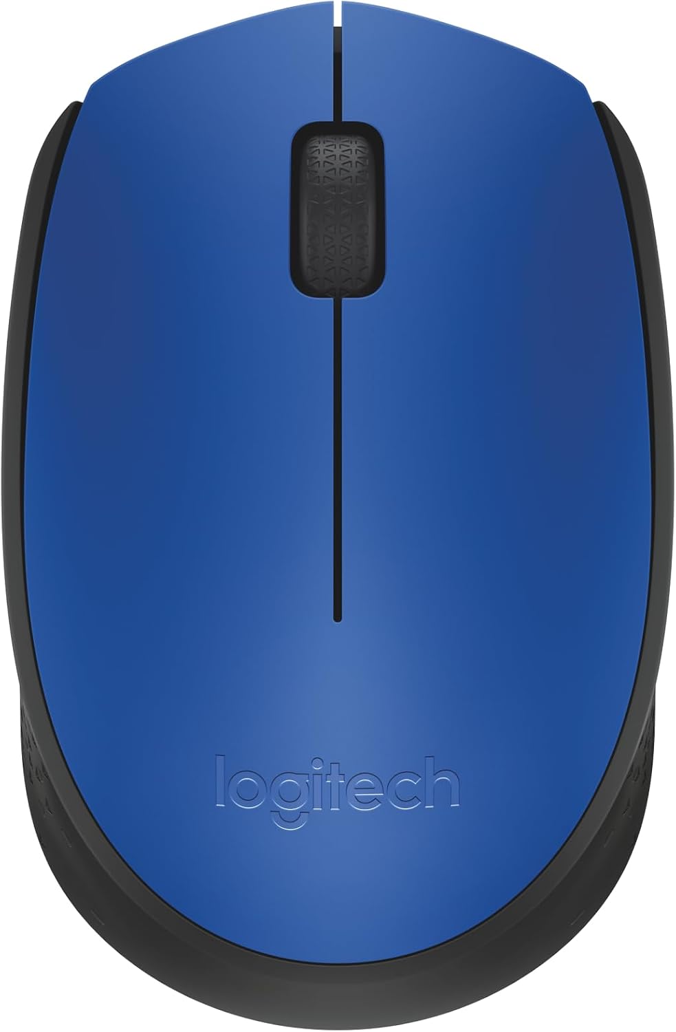 Mouse sem fio Logitech M170 com Design Ambidestro Compacto, Conexão USB e Pilha Inclusa – Azul