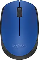 Mouse sem fio Logitech M170 com Design Ambidestro Compacto, Conexão USB e Pilha Inclusa - Azul
