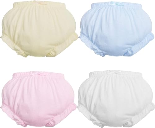 Fundas de pañales de bebé para niñas recién nacidas de algodón suave con volantes