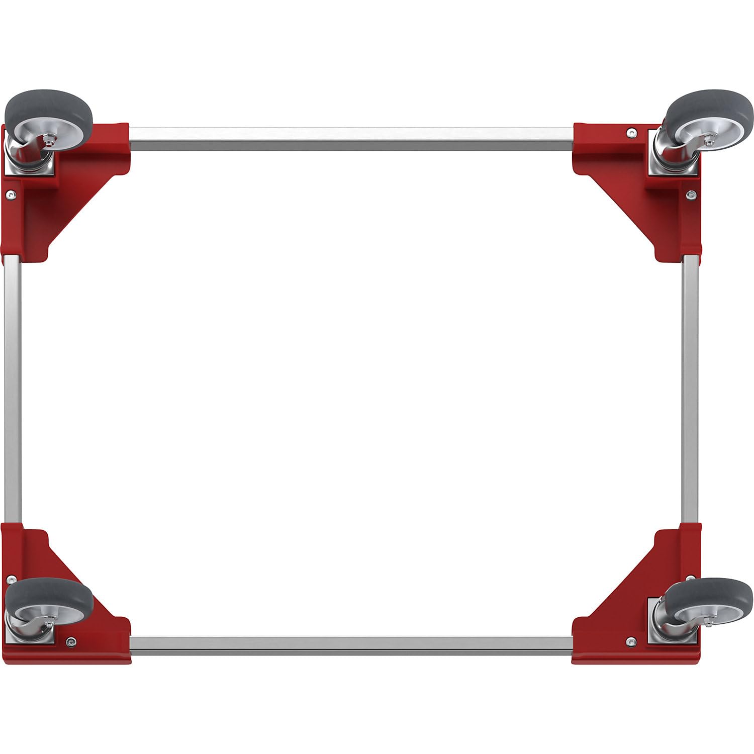 FRANKEL kaiserkraft | Plateau roulant professionnel hybride | pour dimensions Europe 800 x 600 mm | rouge