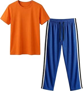 DIAZ Kids T-Shirt and Lower Set for Boys & Girls | Cotton Top Bottom Set | Half Sleeve T Shirt with Track Pant | Kids Co-O... Price In India