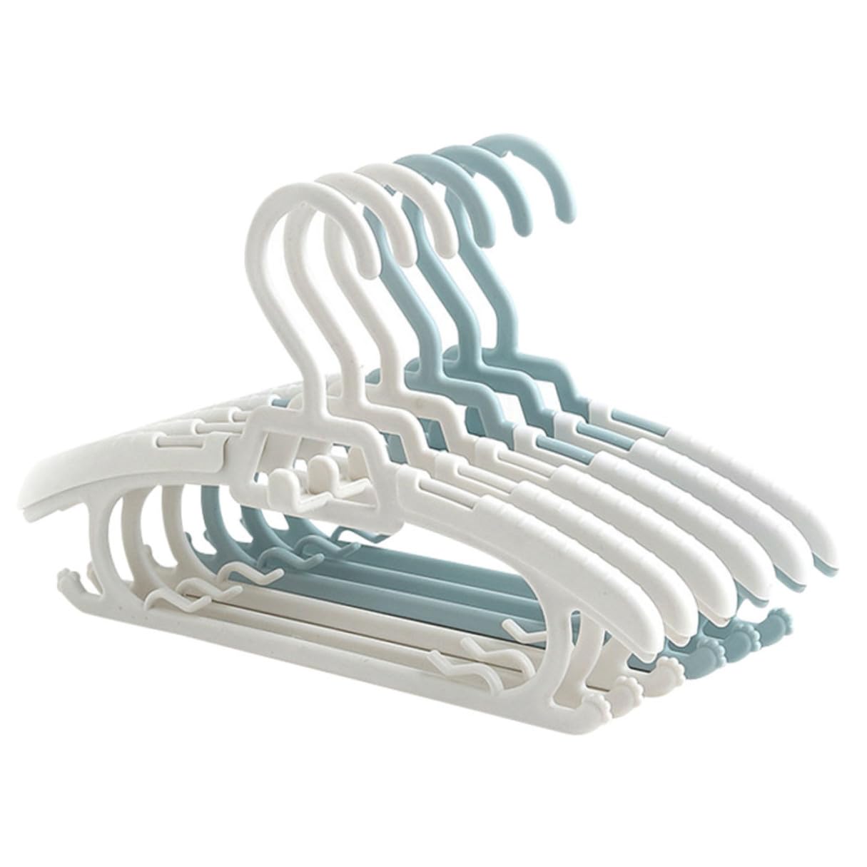 Cintres réglables et extensibles : lot robuste antidérapant pour enfants
