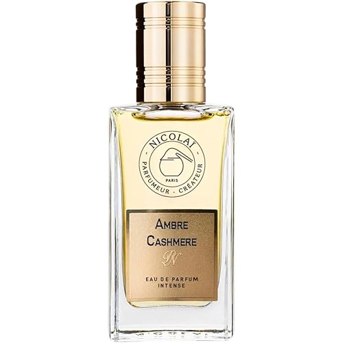 Nicolai Ambre Cashmere Intense Eau de Parfum Unisex Amber Floral Fragrance | Black Pepper, Iris & Amber with Mandarin, Vanilla, Labdanum, Tonka Bean, Patchouli & Musk Long-Lasting EDP Perfume 30ml