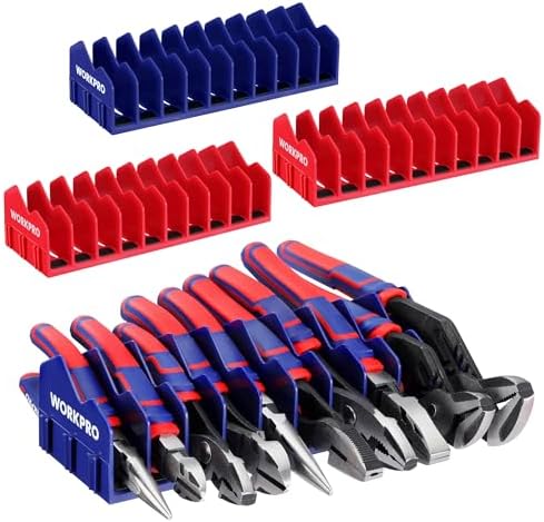 Amazon.com: WORKPRO 4-Pack Plier Organizer Rack, Pliers Holder and ...