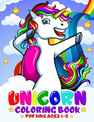 Unicorn Coloring Book For Kids Ages 4-8: Rainbow, Mermaid Coloring Books For Kids Girls | Kids Coloring Book Gift image 3