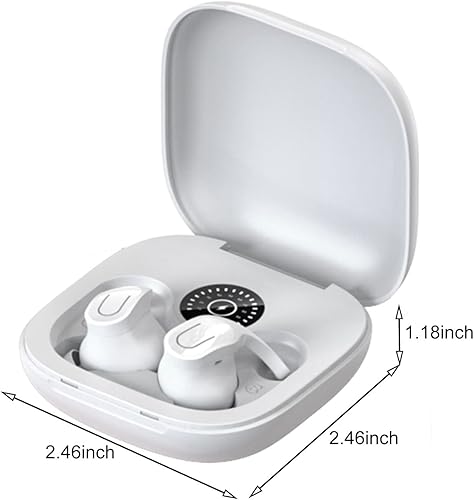 Miniatura 3 de OLOPE Auriculares inalámbricos Bluetooth 5.3, auriculares ligeros en el oído, micrófono integrado IPX5, impermeable, inmersivo, sonido premium con