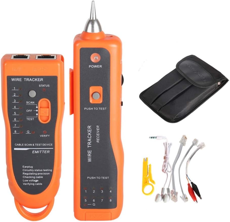 Cable Tester Wire Tracker RJ11 RJ45 Cat5 Cat6 Line Finder Ethernet LAN Network Line Detector