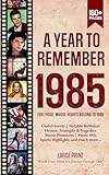 A Year To Remember 1985 History Book: A Nostalgic Tribute for the Radio Babies with Heartfelt Memories of 1985 – An Ideal Gift for Birthdays, Anniversaries, and Special Occasions