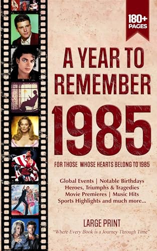 A Year To Remember 1985 History Book: A Nostalgic Tribute for the Radio Babies with Heartfelt Memories of 1985 – An Ideal Gift for Birthdays, Anniversaries, and Special Occasions