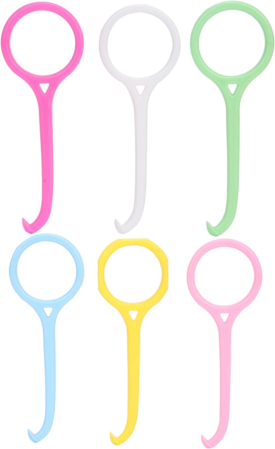 Kaxilu Aligner Remover Tool,Invisalign Case,Food-Grade Plastic Accessories for Oral Care (6 Pcs Different Color)