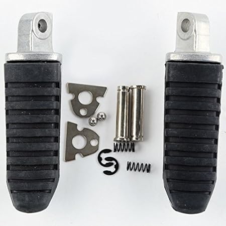 TCMT Black Front Foot Pegs Motorcycle Footpeg Footrest