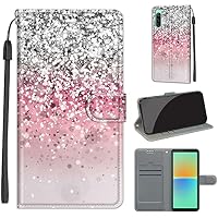 TOMYOU Cover A Libretto Per Sony Xperia 10 IV | Pelle PU + TPU Antiurto, Con Slot Carte E Funzione Stand - 6