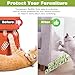 12 Pack Self Adhesive Cat Scratch Furniture Protectors – Anti-Scratch Couch Guards for Cats, Clear Single-Sided Furniture Protectors to Prevent Damage from Claws