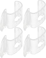 Vista 8 de DOITOOL Paquete de 4 manijas de persiana sin cordón, transparentes, compatibles con persianas celulares y enrollables, fácil instalación, 2.24 x