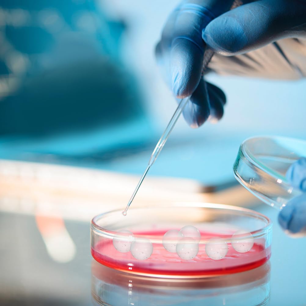 4000 Stück 2 mm klare Glasperlen für den Laborgebrauch, solide runde Borosilikat-Kochsteine für chemische Experimente