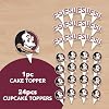 Desert Cactus Florida State University Cupcake Topper and Cake Toppers Set - FSU Seminoles 25 Pcs Food Party Supplies, Decorations, Graduation and Game Day #1