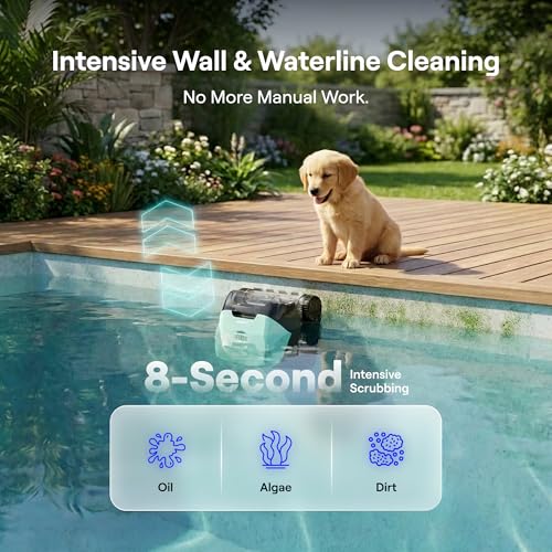 Image of (2026 Upgrade) Beatbot Sora 10 Cordless Pool Vacuum Robot for Inground & Above Ground Pools, 6800 GPH Suction, Floor /Wall /Waterline /Shallow Area Cleaning, Waterline Parking, Cyan Green