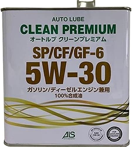 オートルブ クリーンプレミアム 5W-30 SP/CF GF-6 100％合成油 3L&times;6 AutoLube CLEAN PREMI
