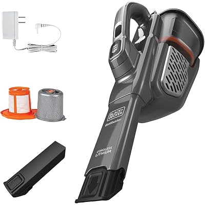 BLACK+DECKER 16V MAX* DUSTBUSTER AdvancedClean+ Hand Vacuum (HHVK415B01)