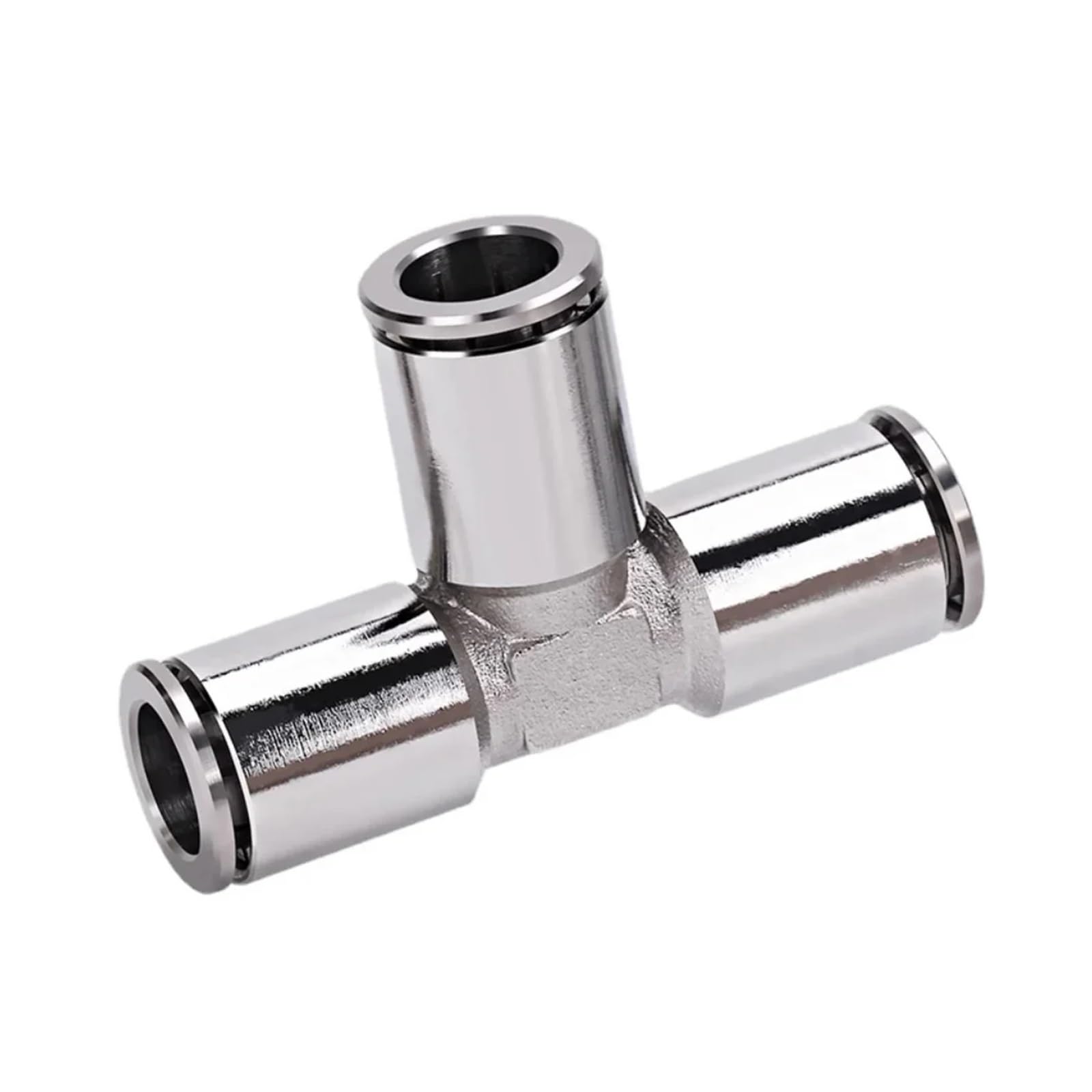 BALYDLUL 1PCS 4 6 8 10 12 14 16mm PU Elbow Corss Y Tee Brass Push In Connector Release Pneumatic Connectors Air Fitting(PE Brass,4mm)