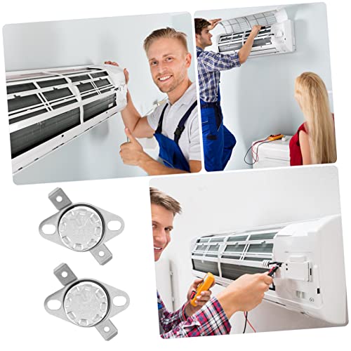 NIYANGLE Fusível Térmico Para Cafeteira 2 Peças Termostato Controle De Temperatura Normal Controle T