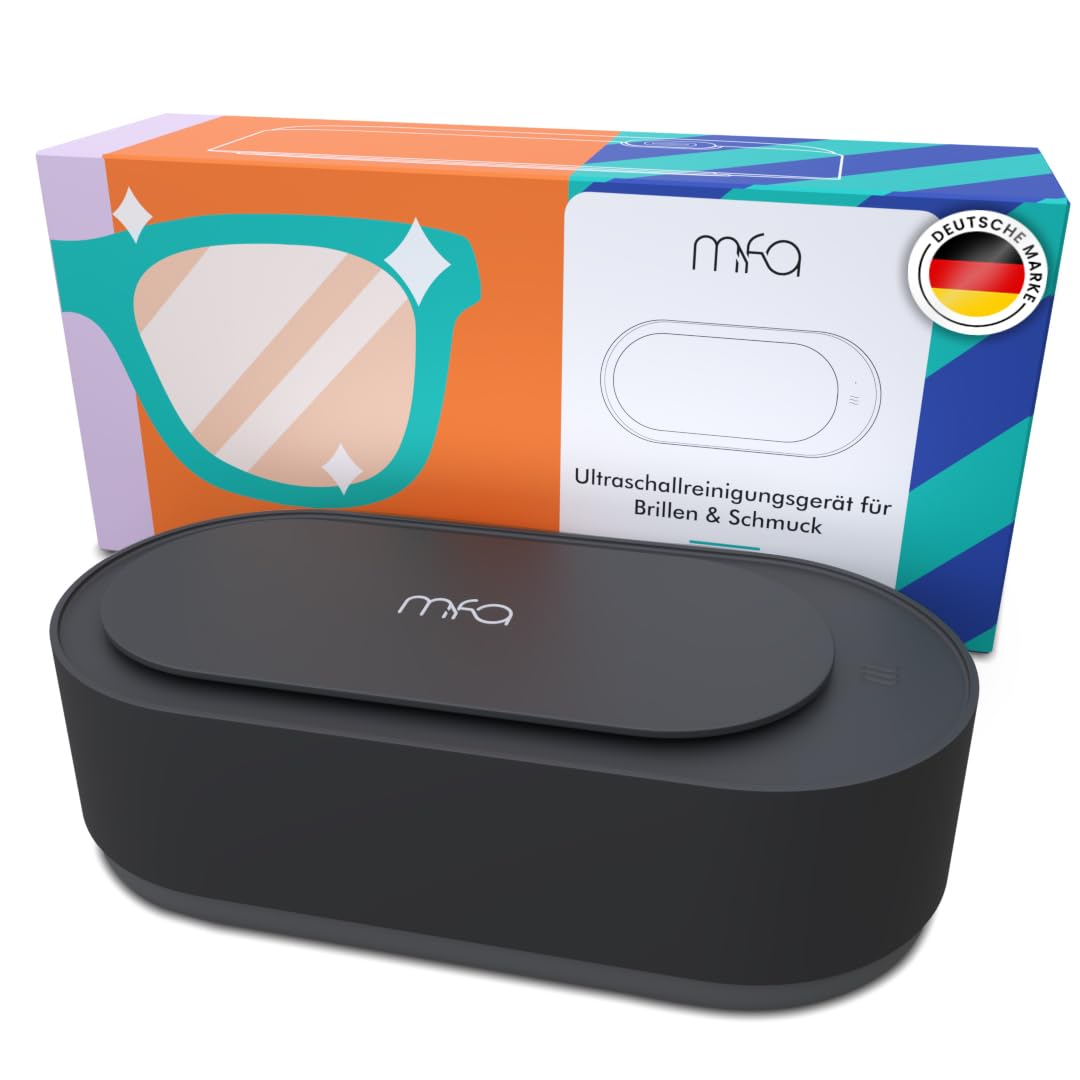 mfa® | Limpiador Ultrasonidos | Limpiador Gafas Ultrasonico de Tiempo | Ultrasonidos Limpieza | Limpiador Ultrasónico Para Gafas, Plata, Dentaduras, Joyas, Relojes, Razots | Ultrasonic Cleaner