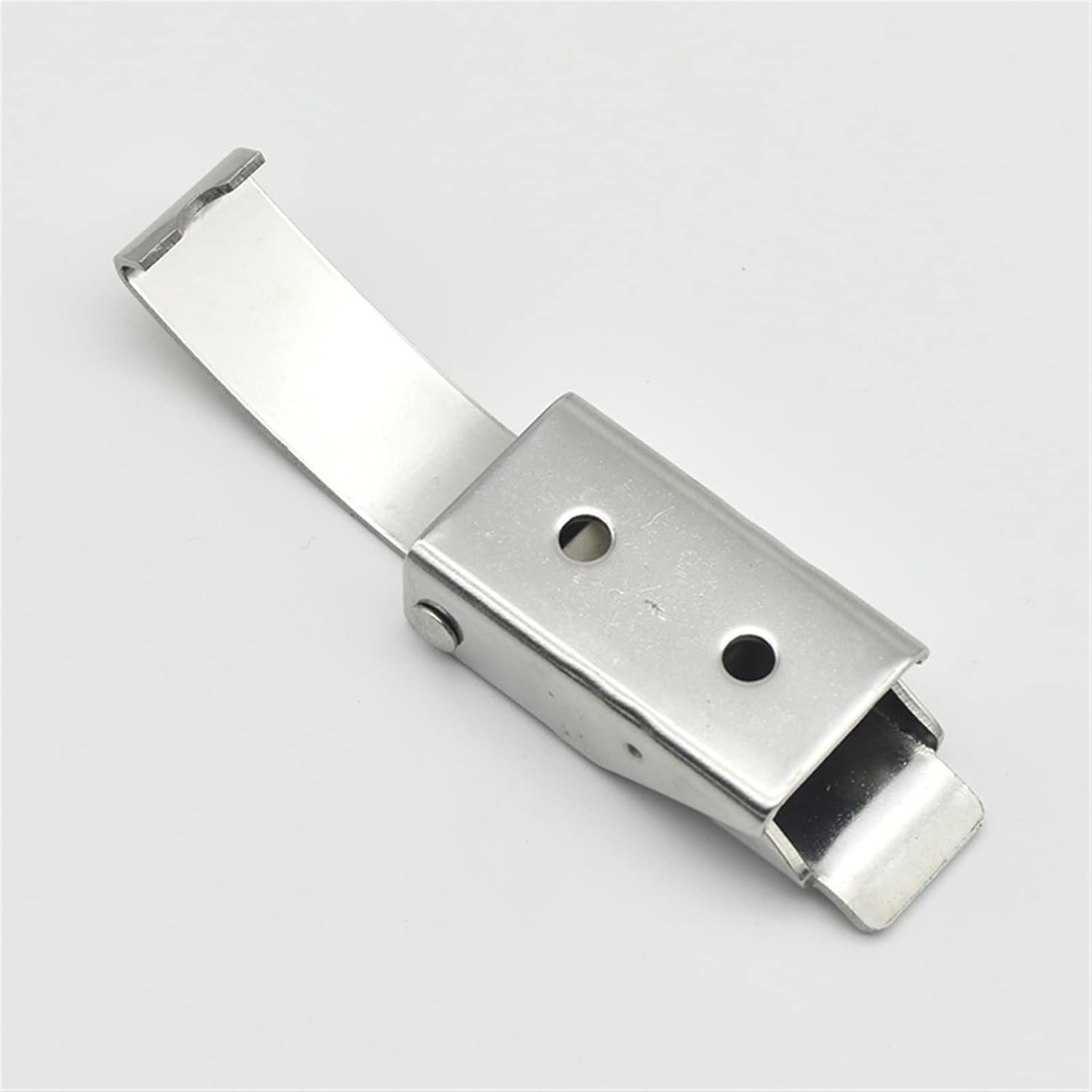 Stainless Steel Draw Latch Hardware Under Center Draw Latches with Spring-Steel Hook Hardware 1Pcs(XK708-1-304C2)