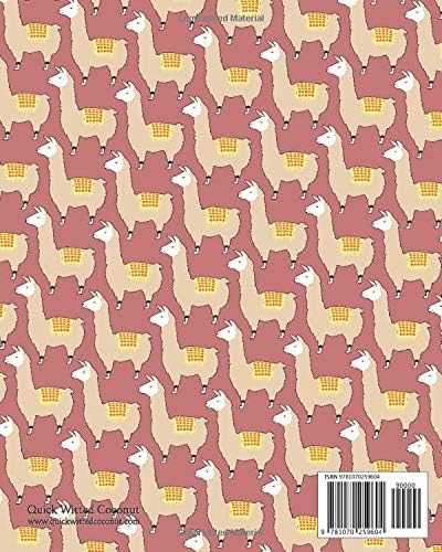 Llama Notebook, Ruled Pages, 8x10 - Image 3