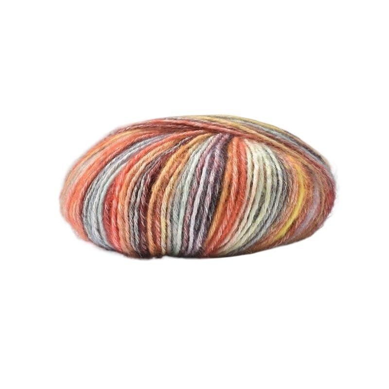 Camouflage Cotton Yarn Segment Dyed Cotton Yarn Sprayed Cotton Yarn Mixed Color Cotton Yarn Yarn Handmade DIY Yarn Ball 1.5mm (Color : 13)