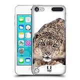 Coque rigide en polycarbonate Head Case Designs Léopard De Neige sur Glace Faune Coque Dure pour l\'arrière Compatible avec Apple iPod Touch 5G 5th Gen