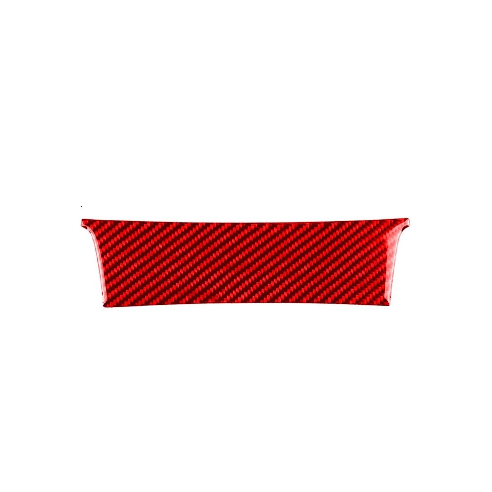 for Lexus for IS250 2013-2019 Car Center Console Decoration Cover Sticker Carbon Fiber Decal Trim Interior Interior Trim Cover Panel(Style B red,RHD)