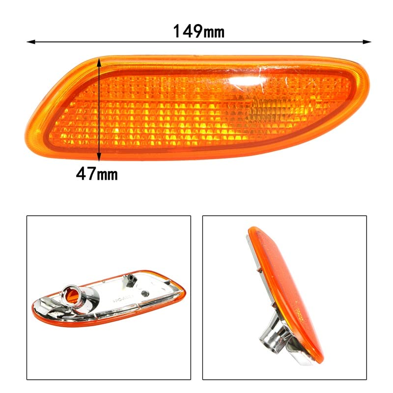 Intermitente parachoques Mercedes W203 luces laterales para pasar la ITV 6