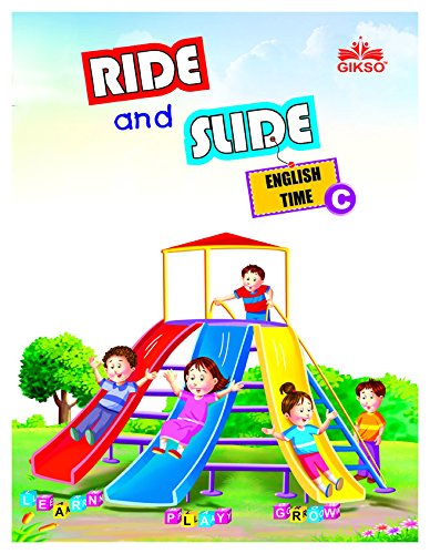 GIKSO Ride and Slide English Time Book β C for UKG Kids Age 4-6 Years Old - Reprinted 2019