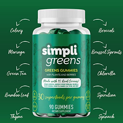 Simpligreens - Daily Greens Gummies - 90 Count #TOP3