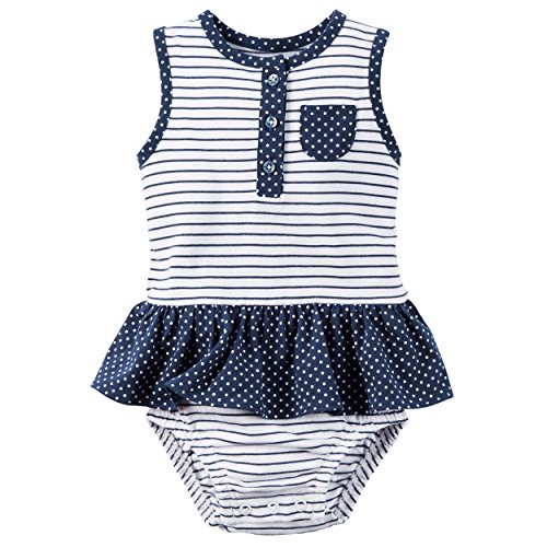 Carter's Baby Girls 1 Pc 118h108, Navy, 6 Months Baby