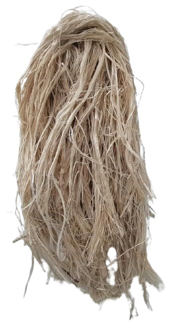 Ayur Hita Natural Banana Fibre Uncombed | Banana Fibre Raw Material | for Making Handicrafts- Place mats, Storage Baskets & Banana Fibre Rope/Thread |Eco-Frienfdly Item (100 gm)-image-49