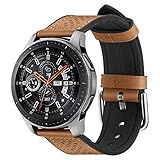 Spigen Retro Fit Designed for Samsung Galaxy Watch 46mm Band (2018) / Designed for Samsung Gear S3 Frontier/Classic (2017) - Brown