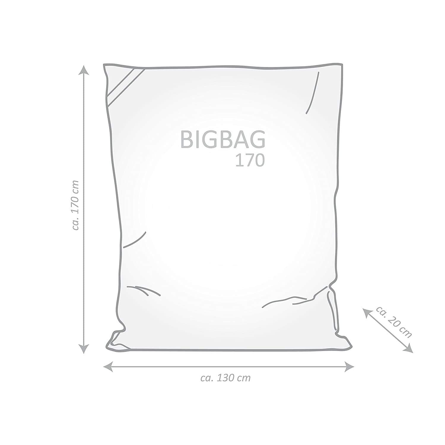 Brava Big Bag, XXL, anthrazit
