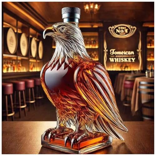 JXCCA Verre A Whisky, Bouteille de Whisky, Carafe de Whisky