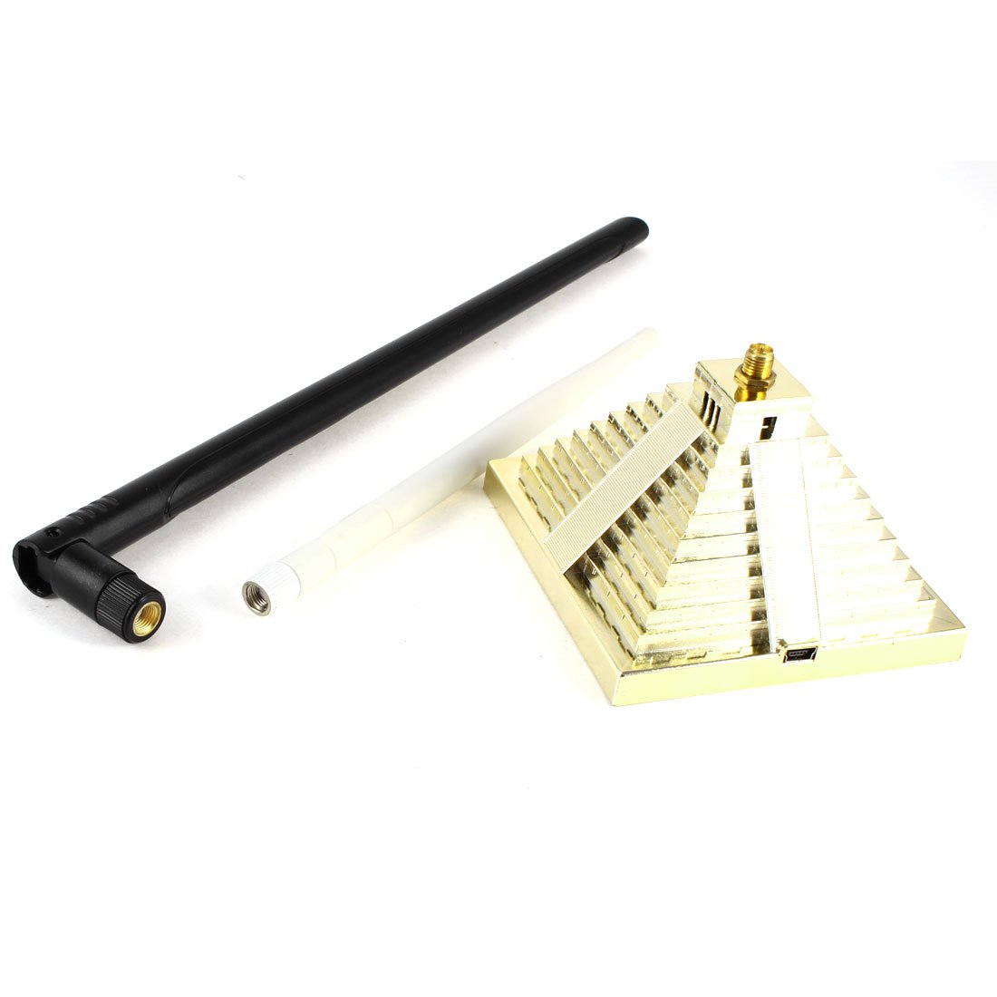 Ruilogod Antena de Forma de Torre 2.4GHz IEEE802.11b / g Adaptador WiFi USB inalámbrico