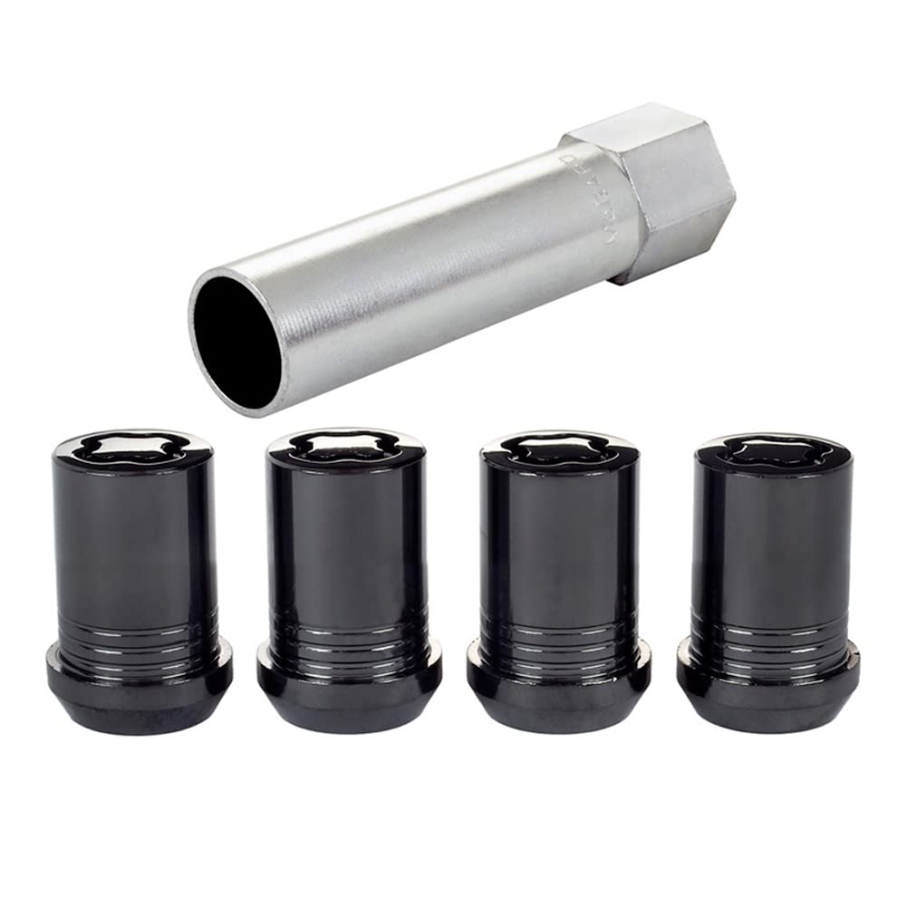 McGard 25357SU Tuner - Tuercas antirrobo para rueda (base cónica, M12 x 1,5, SW21), color negro