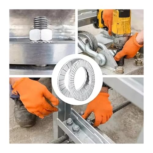 Rondelle autobloquante inox 316 M16 solution anti-vibration extérieure