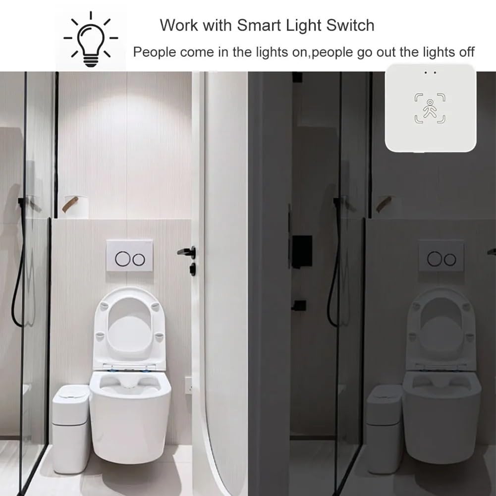 Détecteur de mouvement respiratoire humain, capteur de présence humaine intelligent, capteur de détection de mouvement humain intelligent pour Tuya Wifi et pour Zigbee